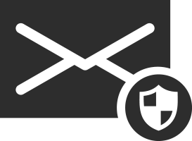 kirjekuori ja kilpi kuvake