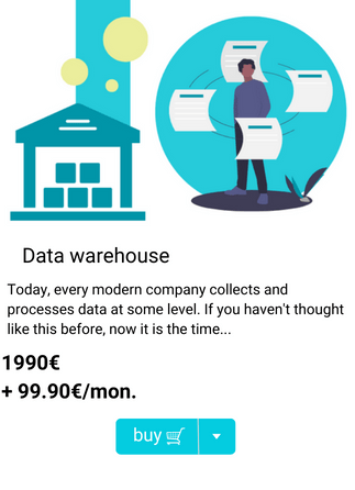 Goodi Product: Data warehouse