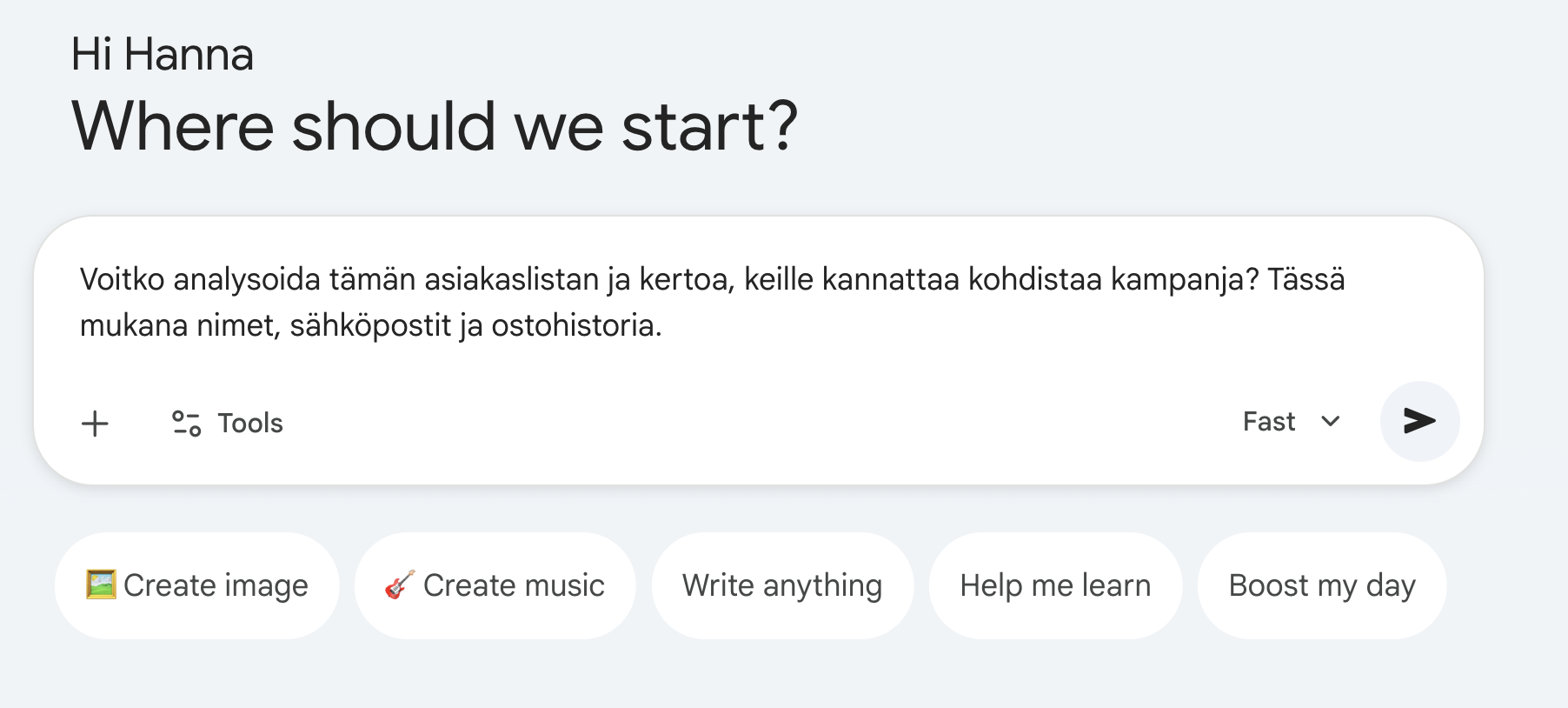 tekoälyn turvallinen käyttö yrityksessä esimerkki